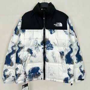 The North Face Black And White Down Jacket
